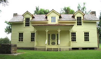 Image of the newly renovated Borden House in 2011